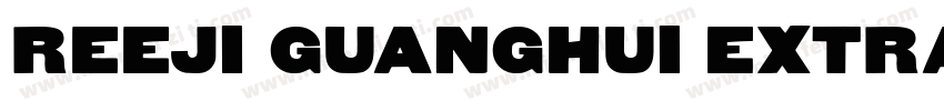 reeji guanghui extra字体转换